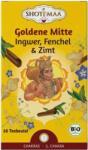 Shoti Maa Био чай Goldene Mitte - джинджифил, копър и канела - 16 пакетчета чай