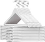 SONGMICS Vállfa készlet 20db, nadrágtartóval, csúszásmentes felület fehér