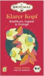 Shoti Maa Био чай Klarer Kopf - босилек, джинджифил и портокал - 16 пакетчета чай