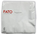 Lucart Környezetbarát szalvéta, 33×33cm, kétrétegű, fehér I 50db/csomag 48 csomag/karton