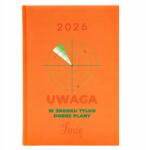  Naptár A5 2026 Narancssárga Napi Határidőnapló Belül Csak Jó Tervek