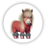  65x65mm kör alakú mágnes - póni pulóverben (MAGNET-65X65-KRUH-27)