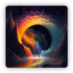  Mágnes 65x65mm-es négyzet - kozmikus színörvény (MAGNET-65X65-CTVEREC-80)