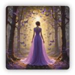  65x65mm-es négyzet alakú mágnes - Erdei Hercegnő (MAGNET-65X65-CTVEREC-64)