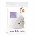 simplehuman Szemeteszsák extra erős fehér 20 db H méret 30-35L Simplehuman (CW0168)