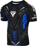 RDX Immaf approved half sleeves compression shirt черно, синьо, бяло xxxl (csh-imf-1u)