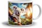  Fehér kerámia bögre 330ml képpel - koala a trópusi paradicsomban (HRNEK-90X82-BILY-274)