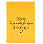  Könyvnaptár A5 2026 Sárga Munkahelyi Tervező Egyszerűen Rossz Nap (Kalendarz 2026 Żółty To Po prostu Zły Dzień)