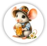  60x60mm-es kör alakú mágnes - kis bajor kóstoló (MAGNET-60X60-KRUH-65)