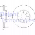 Delphi BG4459C féktárcsa (1db)
