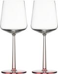 Iittala Pahare de vin roșu Essence 450 ml, transparent-roz, 2 buc (1084106) Pahar