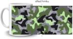  Fehér kerámia bögre 330ml képpel - zöld terepszínű (HRNEK-90X82-BILY-485)