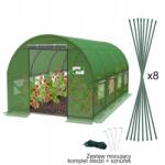 GardenLine kerti alagút fólia üvegház, 6×3×2m (5901292695613)