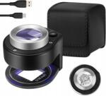 Reball Ékszer Nagyító Numizmatikai Mikroszkóp Üveg Nagyítás 30X Usb-c Led Uv (Lupa jubilerska 30x25mm RT0347 NWA0001628)