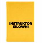 FunnyCase Naptár A5 2026 Sárga Edzőtermi Tervező Edzőtermi Oktató (Kalendarz 2026 Żółty INSTRUKTOR SIŁOWNI)