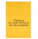 FunnyCase Naptár A5 2026 Sárga Tervező Ajándék Pedagógusnap Megtanítasz minket az életre (Kalendarz Żółty Uczysz Nas Życia)