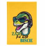 FunnyCase Naptár A5 2026 Sárga Munkatervező Vicces Állatok Foglalt Feszültség (Kalendarz 2026 Żółty ZAJE KU*WA BIŚCIE)