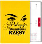  Citrom Naptár A5 2026 Ajándék Szempilla Stylist Személyre Szabott Wz (Kalendarz a5 2026 TERMINARZ PLANER ORGANIZER)