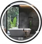 Save Home Fürdőszobai Tükör Led 60 CM Kerek Megvilágított Érintőképernyős Páramentes 3 Szín (Lustro LED do łazienki okrągłe dotykowe)