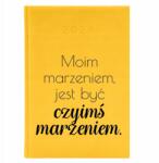  Naptár A5 2026 Sárga Ajándék Időbeosztás Munka Álmom Minták (Kalendarz 2026 Żółty Moim Marzeniem)