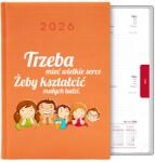  Narancssárga Naptár A5 2026 Pedagógusnapi Ajándék Tanárnak (Kalendarz a5 2026 TERMINARZ PLANER ORGANIZER)