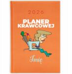 FunnyCase Könyvnaptár 2026 Varrónő Tervező *név* Narancssárga Ajándék Minták (Kalendarz Pomarańcza PLANER KRAWCOWEJ *IMIĘ*)