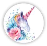  60x60mm kör mágnes - akvarell unikornis (MAGNET-60X60-KRUH-52)