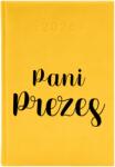  Könyvnaptár A5 2026 Sárga Ajándék Határidőnapló Hölgyeknek Elnök Minták (Kalendarz 2026 Żółty Pani Prezes)