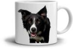  Fehér kerámia bögre 330ml képpel - Border Collie (HRNEK-90X82-BILY-119)
