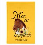  Könyvnaptár A5 2026 Sárga Ló Planer Teljesítmény Pata Minták (Kalendarz 2026 Żółty Moc W Kopytach)