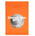  Naptár A5 2026 Narancssárga Határidőnapló Vicces Űrtervező Tervek (Kalendarz Pomarańczowy Kosmiczne Plany)
