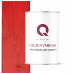 Q-COVER Fafesték 3AZ1BEN Extra Lazúr Szín Piros Félmatt 1L Védő (PÓŁMAT DO MEBLI TARASU 5905748605553  )