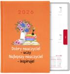  Narancssárga Naptár A5 2026 Ajándék Tanárnak, Aki Inspirálja A (Kalendarz a5 2026 TERMINARZ PLANER ORGANIZER)