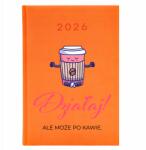  Naptár A5 2026 Narancssárga Tervező Cselekedj! De Lehet Kávé Után Munkahelyre (KALENDARZ KSIĄŻKOWY POMARAŃCZ 2026)