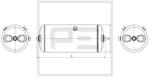 PE Automotive Rezervor Aer, Sistem Compresor 106.509-80A Daf 95 Xf/Cf 65/Cf 75/Cf 85/Xf 105