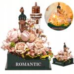  3D Puzzle Modell, Dekorációs Miniatűr Világítótorony, Kerti Építőkészlet, Zöld (HRRREGREThrhG3E)