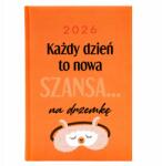  Naptár A5 2026 Narancssárga Tervező Minden Nap Egy Új Esély A Lennek