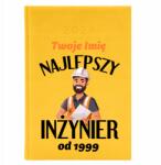 FunnyCase Naptár A5 2026 Sárga Személyre szabott A Legjobb Mérnök *Dátumtól* (Kalendarz Najlepszy Inżynier Żółty)