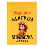 FunnyCase Naptár A5 2026 Sárga Személyre szabott A Legjobb Tűzoltónő *Dátum* (Kalendarz Najlepsza Strażaczka Żółty)