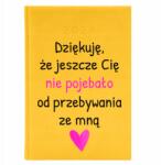  Naptár A5 2026 Sárga határidőnapló tervező a munkához Összekapcsolódom az égiekkel (Kalendarz 2026 Żółty Łaczę Się Z Niebiosami)