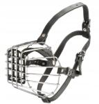 Dingo Krómozott bőrből és fémből készült szájkosár kutyáknak Dingo nr. 3A Közepes spániel (Dingo)