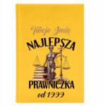 FunnyCase Naptár A5 2026 Sárga Személyre szabott A Legjobb Ügyvédnő *Dátum* (Kalendarz Najlepsza Prawniczka Żółty)