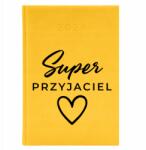FunnyCase Naptár 2026 A5 Sárga Határidőnapló Ajándék Barátnak Szuper Barát (Kalendarz 26 Super Przyjaciel Żółty)