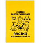 FunnyCase Könyvnaptár 2026 Embereket Csinálok Belőletek *név* Citrom Ajándék Minták (Kalendarz Cytrynowy ZROBIĘ Z WAS LUDZI *IMIĘ*)