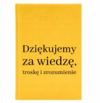FunnyCase Naptár A5 2026 Sárga Pedagógusnapi Ajándék A Gondoskodásért és Megértésért (Kalendarz Żółty Za Troskę I Zrozumienie)