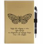  Naptár 2026 Arany A5 Motivációs Ajándék Ne Add Fel Tolltartó (KALENDARZ A5 2026 TERMINARZ NIE REZYGNUJ)