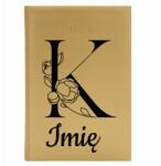 Cute Cups A5 Könyvnaptár 2026, Aranyozott, Személyre szabott, *NÉV* (Kalendarz A5 2026 K *IMIĘ*)