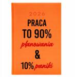  Naptár A5 2026 Narancssárga Munkatervező 90% Munkatervezés MIX Wz (Kalendarz Pomarańczowy Praca 90% Planowania)