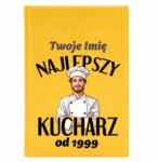 FunnyCase Naptár A5 2026 Sárga Tervező Személyre szabott Legjobb Szakács *Dátumtól* (Kalendarz Najlepszy Kucharz Żółty)