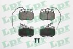 LPR set placute frana, frana disc LPR 05P282 (05P282)